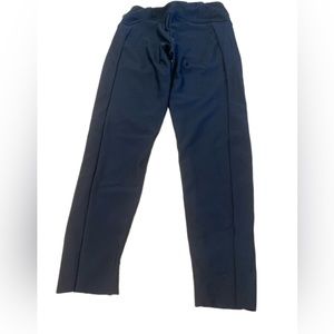 City Pant Women’s black stretch pants with zippered pockets, high rise, size M